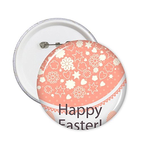 Pins Pâques Christianisme badge bouton vêtement oeuf fleur rose