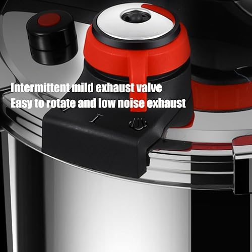 Miniatura 3 de Olla a presión 10L 316 utensilios de cocina de acero inoxidable de ajuste de tres velocidades 9 sistemas de seguridad con tapa de cierre de apertura