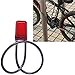 Tuzi Qiuge Mot de Passe vélo Alarme Anti-Intrusion IP44 Raincoat Vibration Alarme. QiuGe (Color : Red)