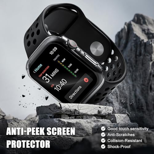 Image of Privacy Case for Apple Watch Screen Protector Series 7-9 45mm