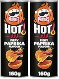 Pringles Hot Fiery Paprika 160g (Paquete de 2)