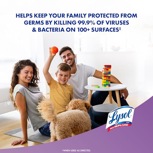 Image of Lysol Disinfecting Wipes, Multi-Surface, Lavender + Mango, 80 ct. (4 Pack)