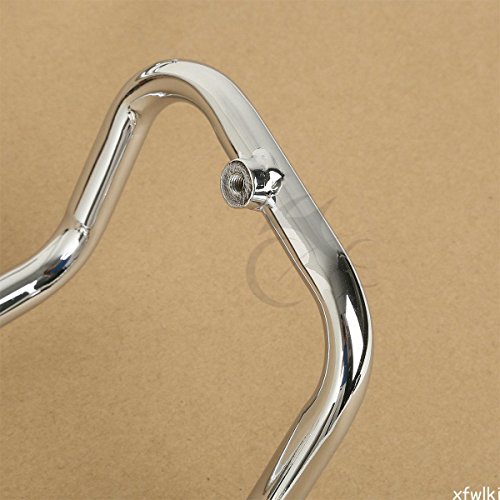 Guardia superior para tapa de alforjas cromada con luz, compatible con Harley Davidson Touring (1994-2013) miniatura 7