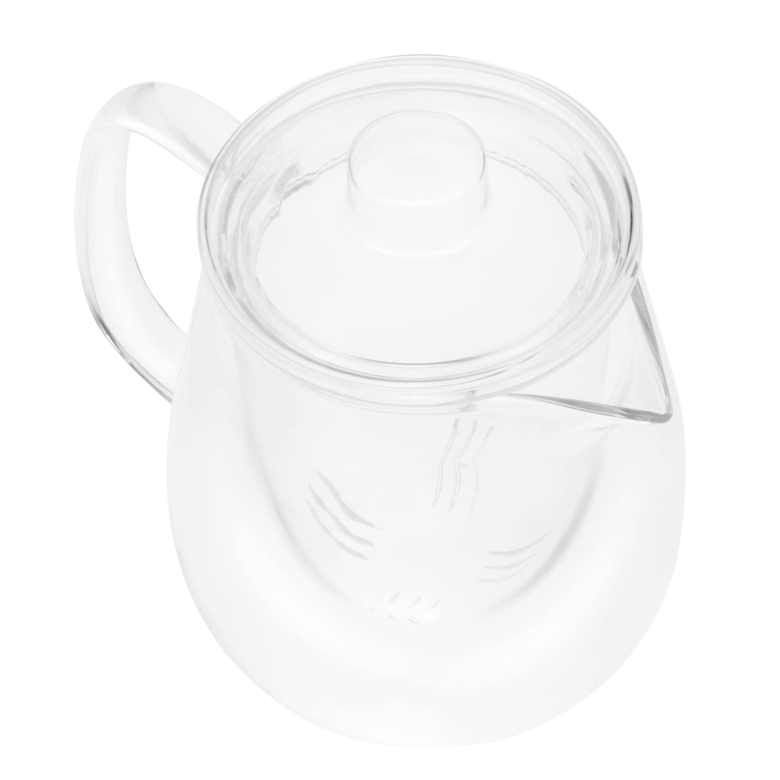 Tetera De Vidrio Resistente Al Calor Hogar Tetera Práctica Transparente Para Preparar Té o Infusión De Vidrio Para Uso Diario