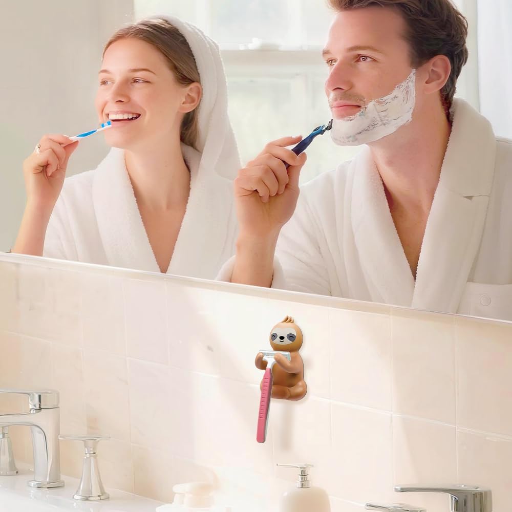 Sloth Razor Holder — Slow Down & Keep Your Shower Tidy - image 4