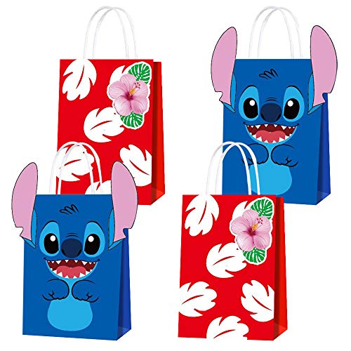 Lilo & Stitch Party Supplies - 16pcs Stitch Party Bags Goody Favor Bags Stitch Birthday Party Supplies Kids Adults for Lilo & Stitch Themed Party Supplies Favors