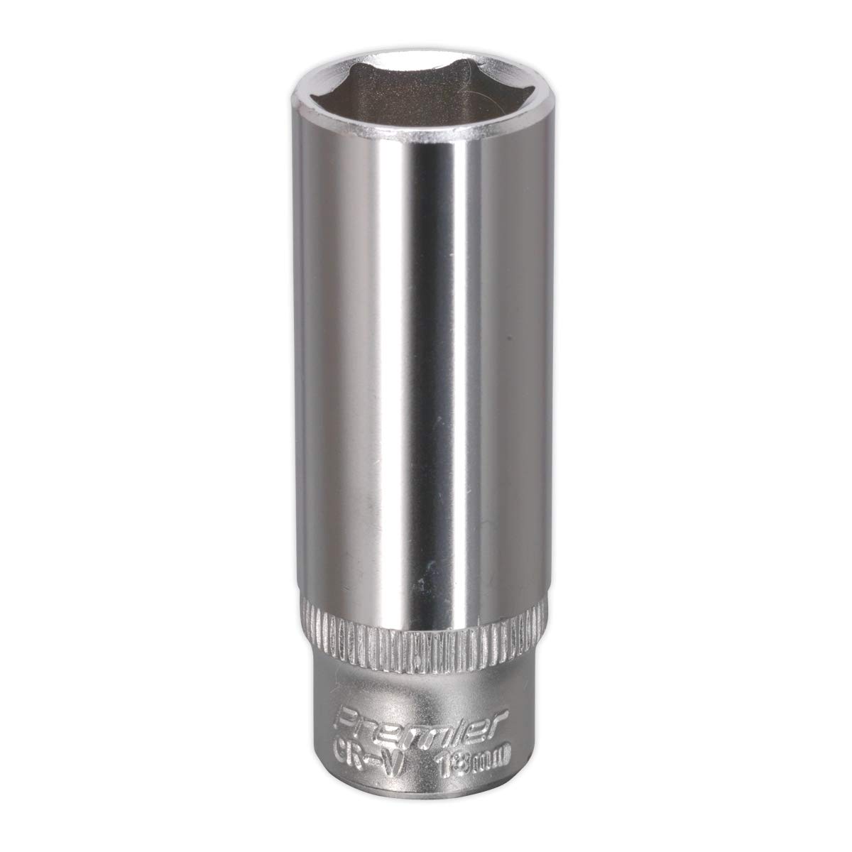 Sealey WallDrive Socket 13mm Deep 1/4"" Square Drive Individual Sockets S1413D