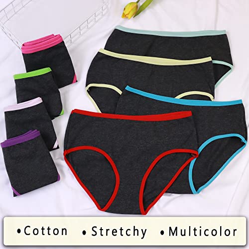 Boboking Girls Underwear Cotton Soft Briefs Panties For Teens Mixed Color Size 10 #TOP5