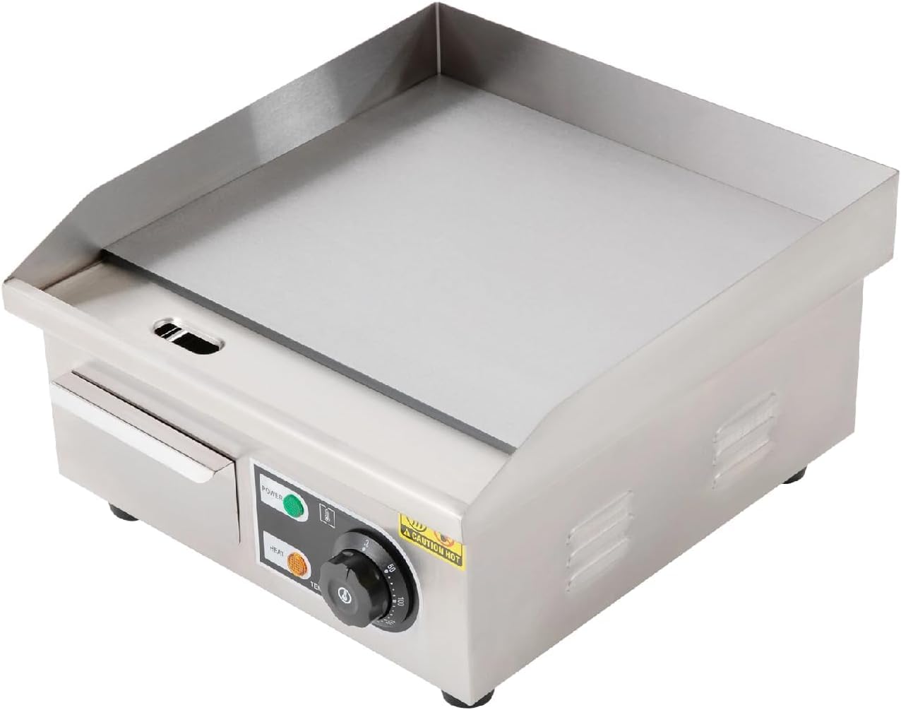 Amazon.co.jp : Kurflo 電気グリドル プレス鉄板焼 卓上鉄板焼 焼き物