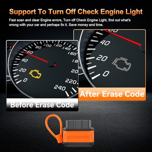 KONNWEI KW906 Bluetooth OBD2 Scanner Car Diagnostic Tool Engine Code Reader by KONNWEI - Used condition - Image 2