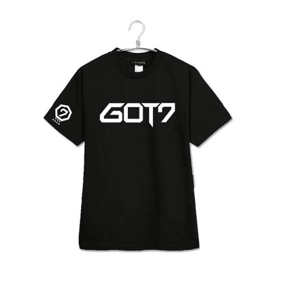 GOT7 Hip Hop Loose T-shirt Jackson Mark,YoungJae Blouse Tops (M bust:98-108cm--Height:160-165cm, YOUNG JAE)