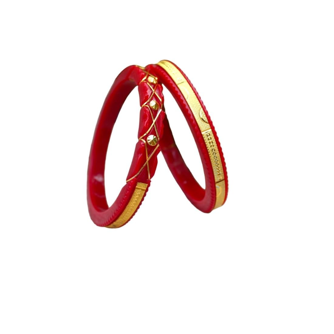 BS JEWEL Plastic Gold Plated and Shakha Pola Bangle Set for Women (Set of 2) (2.8, Pola) (B0CQX8HKN4) Amazon Price History, Amazon Price Tracker