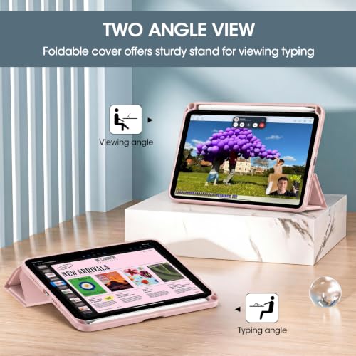 Image of ProCase Smart Case for iPad mini 7 A17 Pro 2024 /Mini 6 2021 8.3 inch -Lightpink