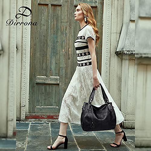 DIRRONA Elegante Donna Borse a Mano Casual