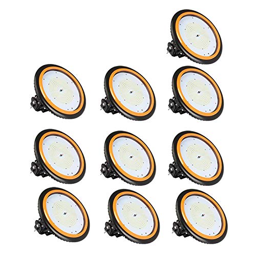 Preisvergleich Produktbild 10 Stücke Anten LED Hallenstrahler 150W Fluter Fabrik Hallenleuchte für Industriebeleuchtung, 22000LM, 120°Abstrahlwinkel, Tageslichtweiß Hallenlicht 6000-6500K, TÜV-Zertifikat, 5 Jahre Garantie