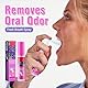 Mundspray gegen Mundgeruch, Atemerfrischer mit Fruchtgeschmack – Tragbares Mundspray mit Traubenaroma für frischen Atem unterwegs, 20 ml