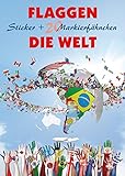  Flaggen Aufkleber - Die Welt: Sticker + 20 Markierfähnchen (freytag & berndt Bücher + Specials)