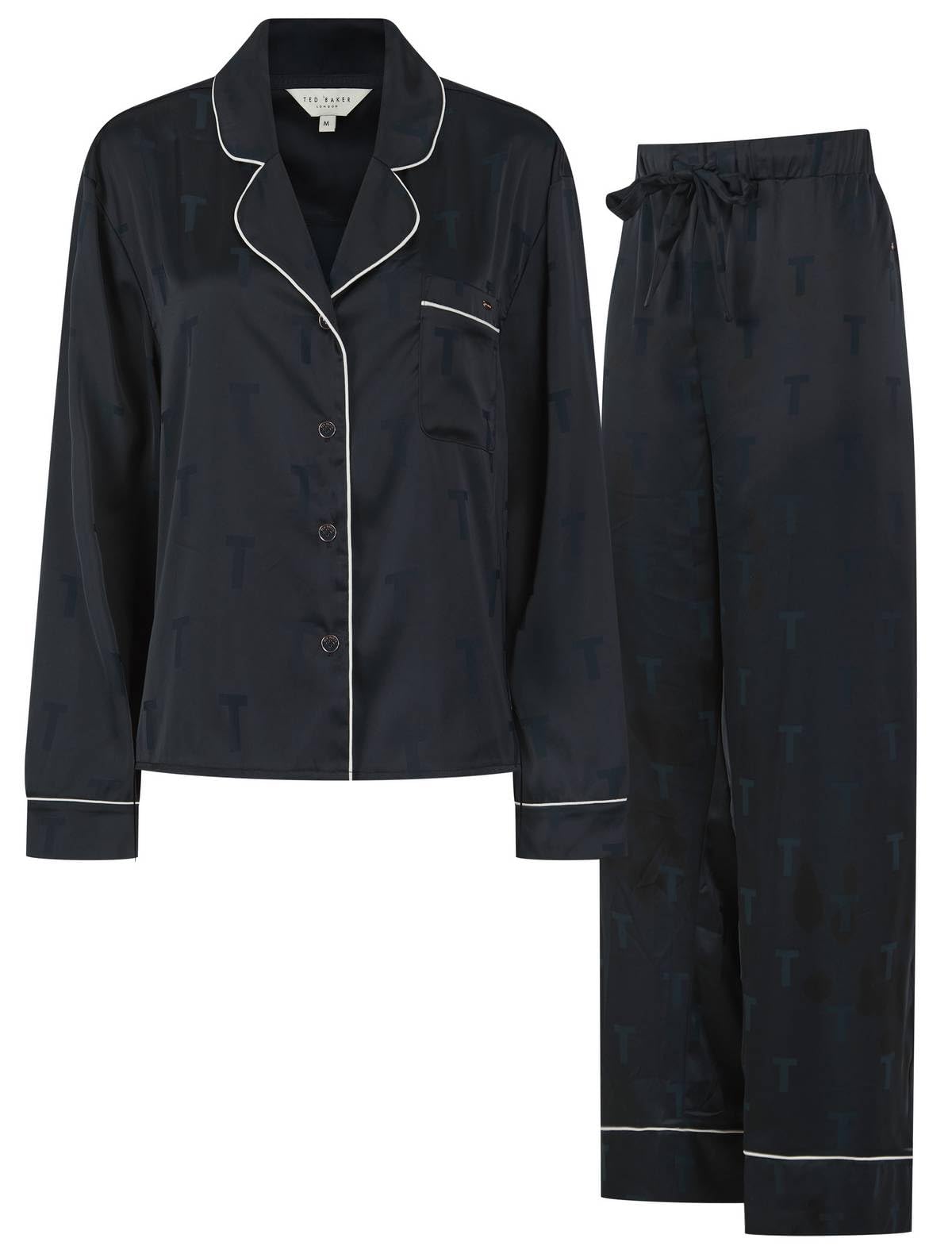Ted Baker Pyjama Traditionnel Peggy à Manches Longues en Satin Jacquard pour Femme