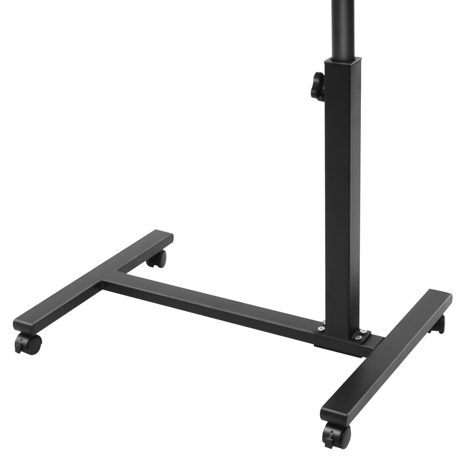 Adjustable Laptop Desk with Wheels Mobile Standing Computer Desk 22 83-35 43 Inch Height Tilting Tabletop with Bookstop — view 7