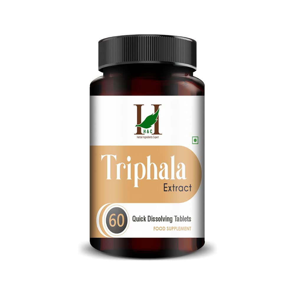 H&C Herbal Ingredients Triphala Extract Quick Dissolving Tablets