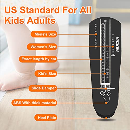 Vaikby Foot Measurement Device, Shoe Sizer Measuring Devices Ruler Sizer For Kids Adults, Buy Kids Shoes Online Simply With A Foot Measuring Device #TOP2
