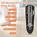 Vaikby Foot Measurement Device, Shoe Sizer Measuring Devices Ruler Sizer for Kids Adults, Buy Kids Shoes Online Simply with a Foot Measuring Device