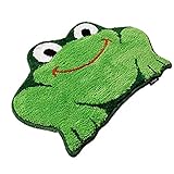 18'' 25' Child Cartoon Lovely Frog Carpet/Soft Smooth Absorbent Living Creative Home Carpet Door Mat/Bedroom Decoration Non-Slip Bath Rug