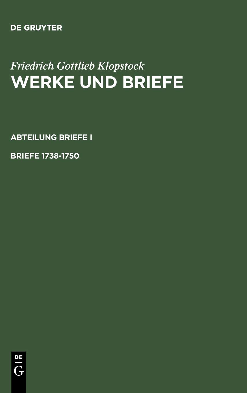 Briefe 1738-1750