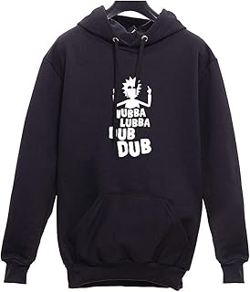 Moletom Canguru Unissex Rick And Morty Wubba Lubba Série Desenho Geek