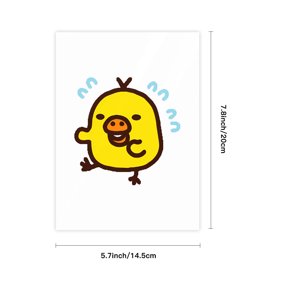 Amazon.co.jp: キイロイトリ (1)1 クリスタルステッカー 自転車