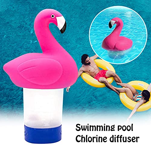 Chloor Floater, Drijvende Chloor Dispenser, Flamingo Drijvende Zwembad Chlorinator Chloormand Voor Chemische Tabletten Past 3 Inch Tabs Broom Houder Gebruikt Voor Pool Spa - Image 7