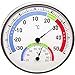 Technoline analoges Thermometer WA3050, rundes Thermo-Hygrometer mit Komfort-Anzeige, analoge Luftfeuchteanzeige