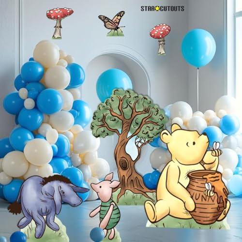 Winnie Bundle: figuras de cartón troquelado de 52 cm y oso con pot de miel 6