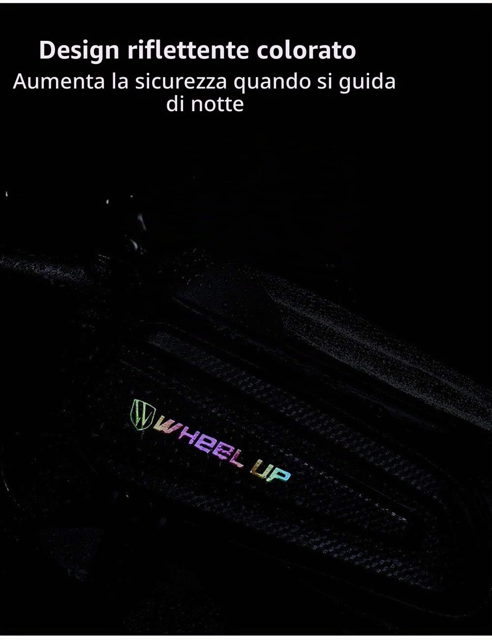 AICTIMO Borsa Telaio da Bicicletta, Borsa da Manubrio per Bici Impermeabile PortatileTouch Screen Porta Cellulare Bici Borse Ciclismo Top Pannier per Telefoni 7 Pollici