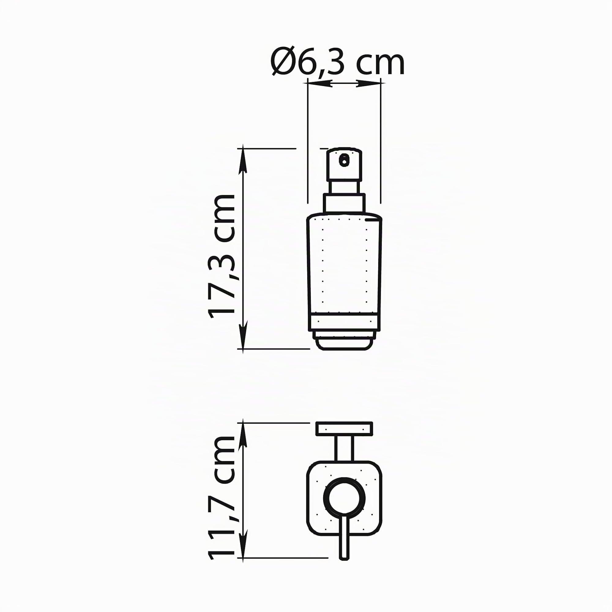 Gedy Tonga Dispenser Sapone Bagno a Muro da 220ml, Finitura Cromato, Fissaggio con Viti o Adesivo, Pompetta Erogatore in Acciaio Inox, Contenitore in Vetro Satinato, Dispenser Sapone Liquido da Muro