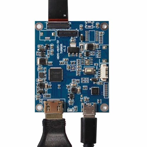 Image of 3.4 inch 800x800 IPS MIPI 330nit Round LCD Screen | and 39 pins H /D Controller Board,Micro USB Power Port