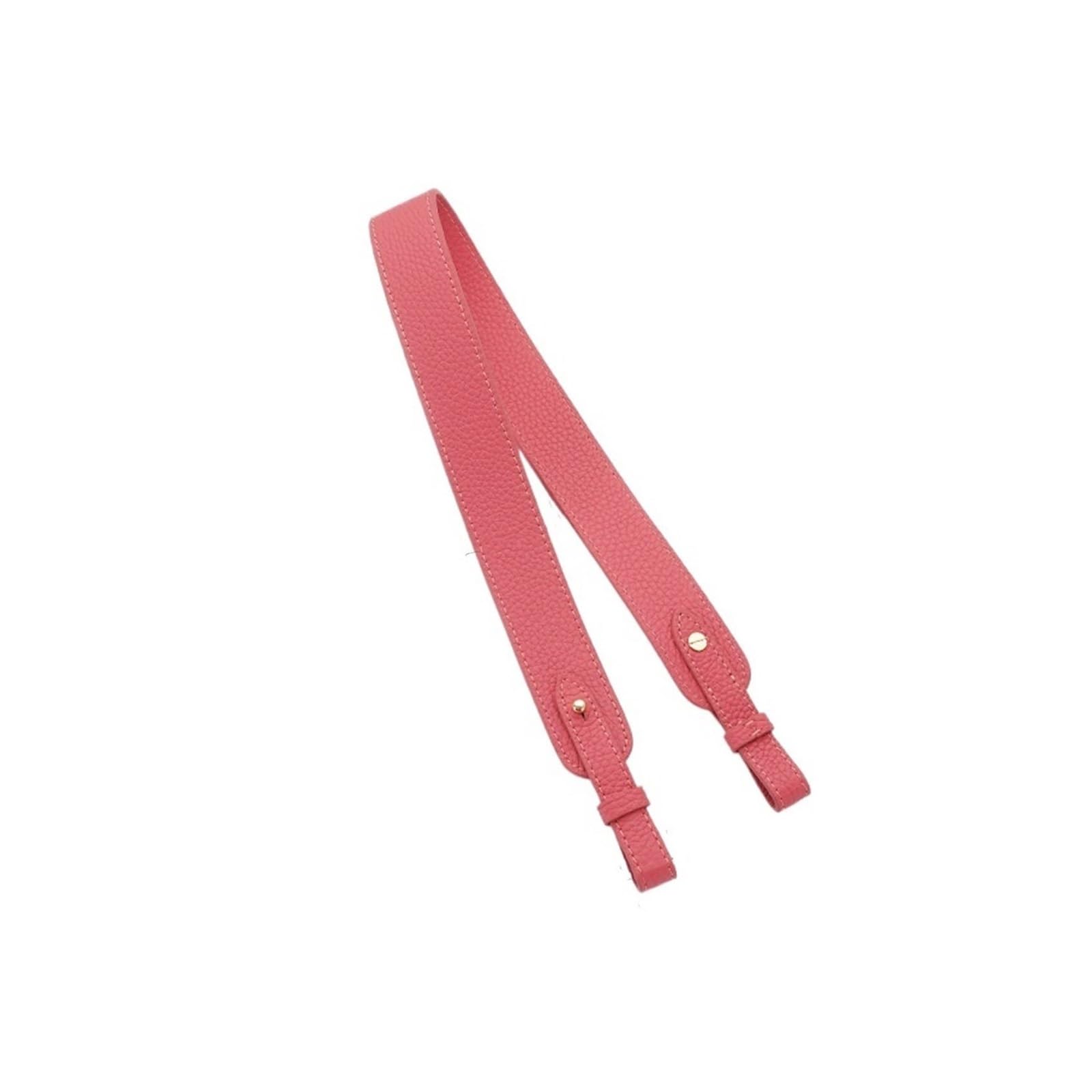 Correa para bolso de hombro en cuero curtido vegetal compatible con Evelyn y Lindy blanco