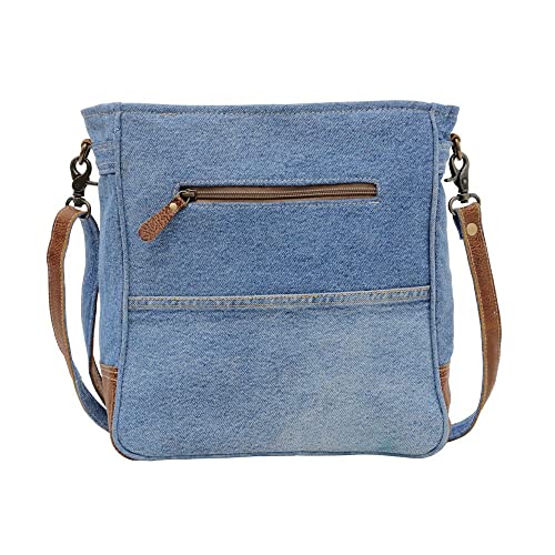 Myra Bag Western Leather Shoulder Bag for Women - Upcycled Canvas Crossbody Bag Sofia Azara3