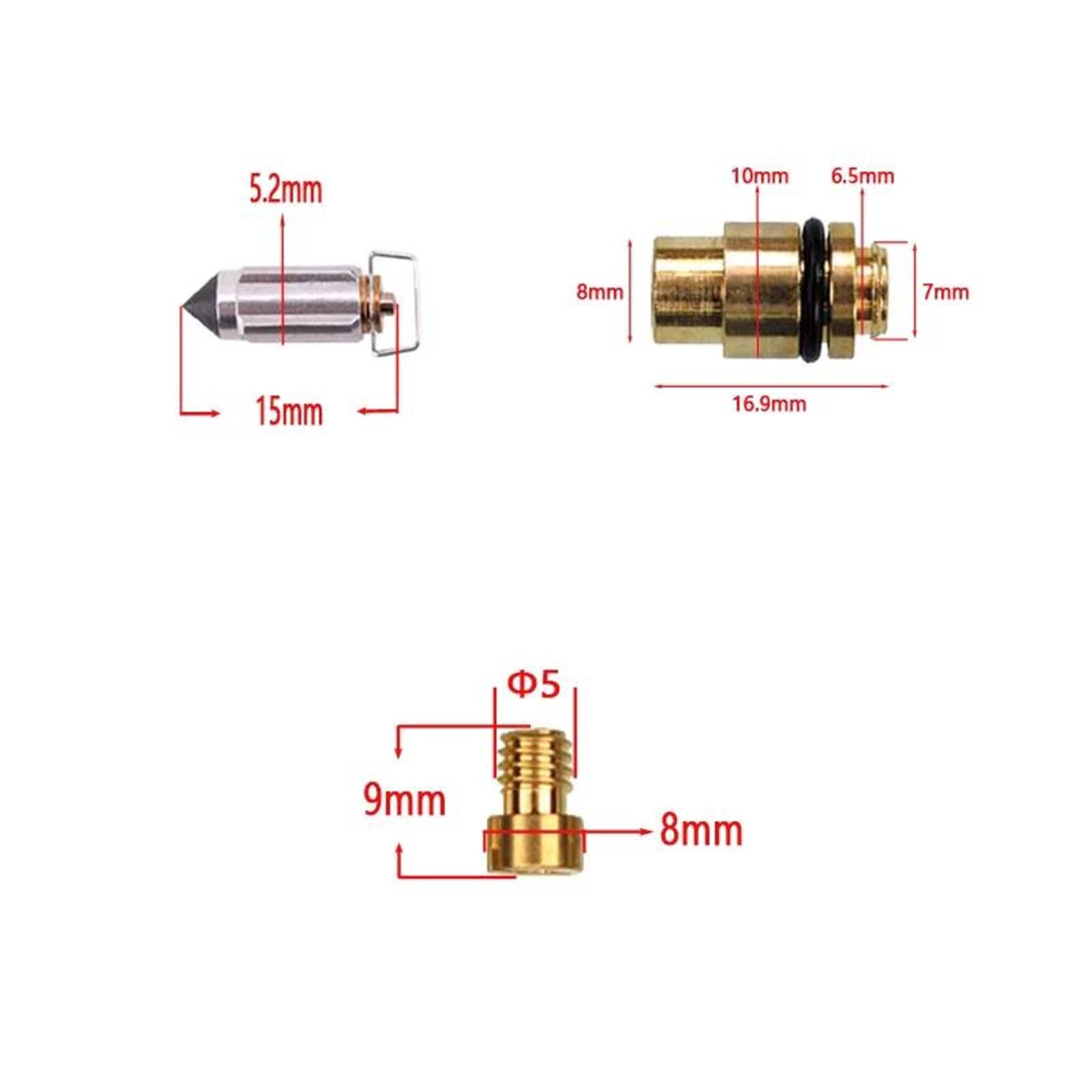Kit De Réparation De Carburateur pour Yamaha FJ1100 FJ1200 FJ 1100 1200, Pièces De Réparation De Carburateur, Membrane Et Joint De Flotteur Ensemble pièces(Couleur 2)