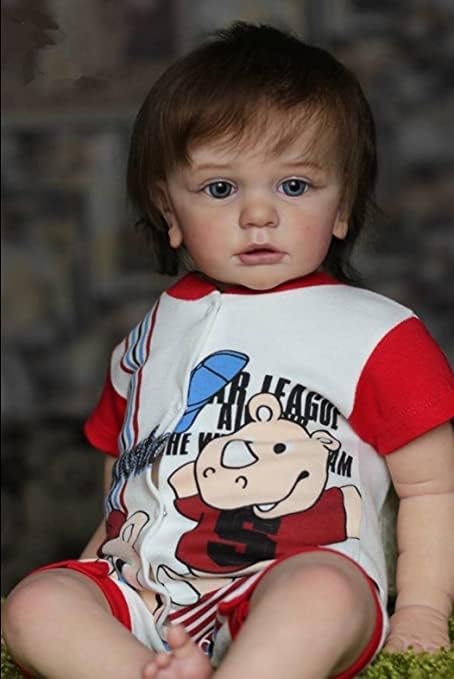 iCradle Muñeca realista de bebé Reborn de silicona hecha a mano de 24 pulgadas, muñecas de bebé recién nacido realistas con ropa y accesorios,
