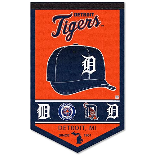 Detroit Tigers Heritage History Banner Pennant