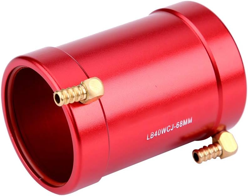 Motor Water Cooling Jacket, RC Boat Water Cooling Jacket, 40mm-68mm Motor Lightweight Metal RC Accessory for RC Motor RC Ship RC Model Boat