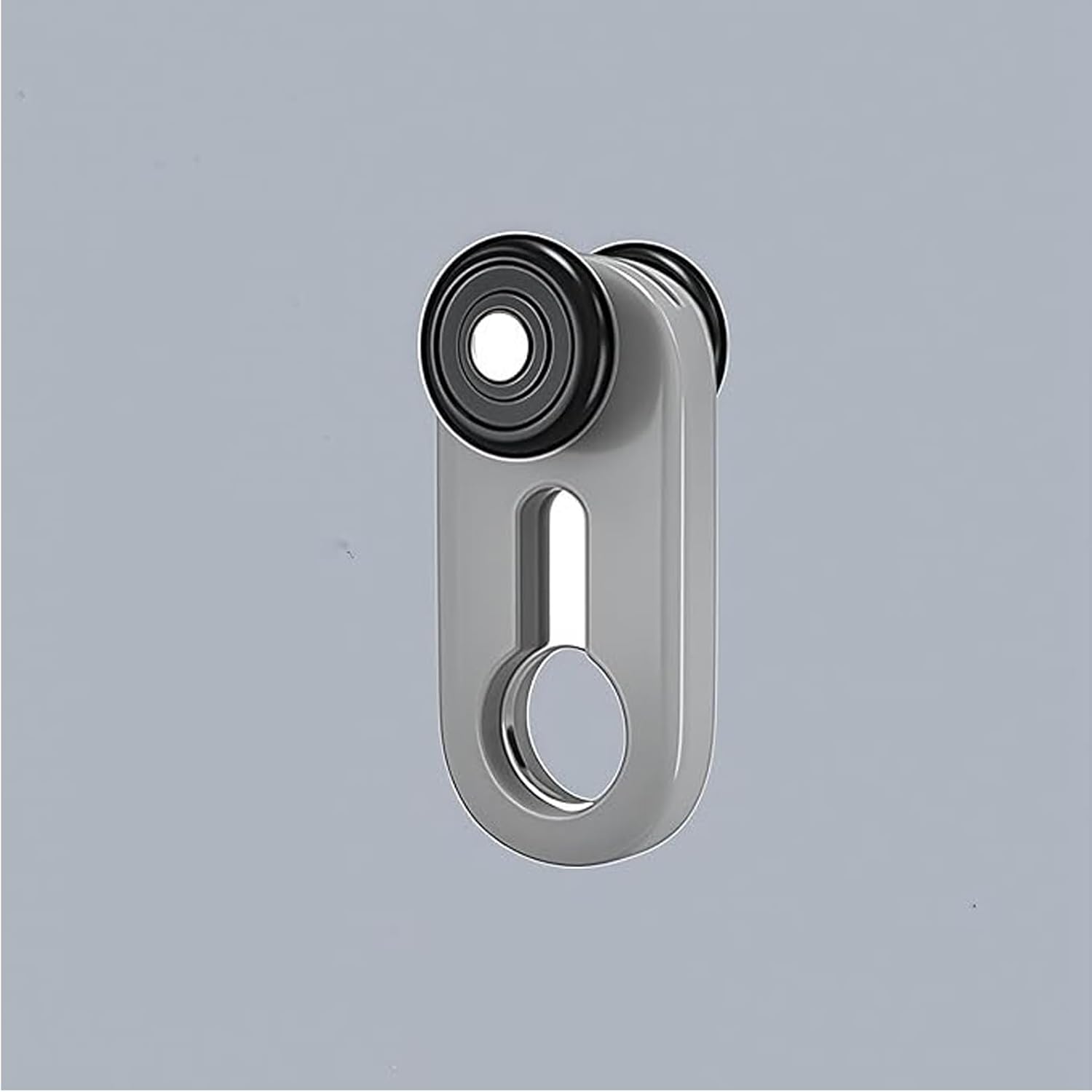 Curtains Tracks Pulley Curtains Track Rollers Aluminium Alloy Heavy-Duty Curtains Rail Pulleys Runners For Ceiling Wall Mount Curtains Tracks(White,400pcs)