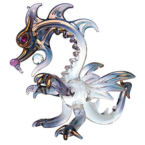 Prochaska Gallery Hand Blown Glass Dragon Classic Figurine #TOP10