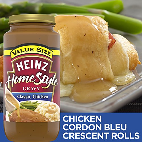 Image of Heinz Homestyle Classic Chicken Gravy (18 oz Jars, Pack of 12)