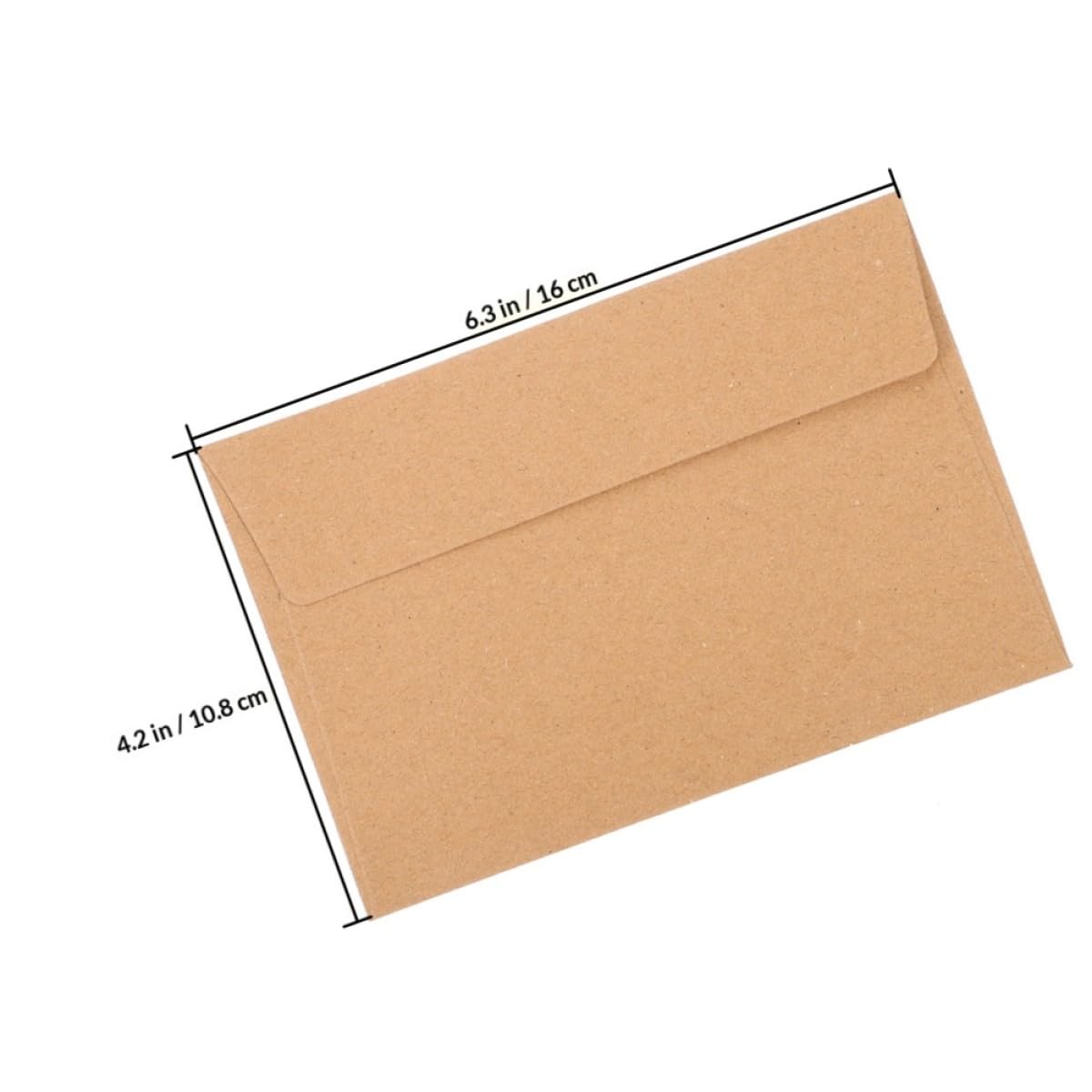 Buste per Inviti 100 Pezzi in Carta, Invito Semplice Autochiudente