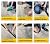Universal Garage Door Threshold Seal Strip, Bottom Weather Stripping Replacement Rubber Waterproof 12 FT Length