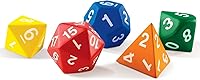Vista 1 de Learning Resources Jumbo Dados Poliédricos de espuma