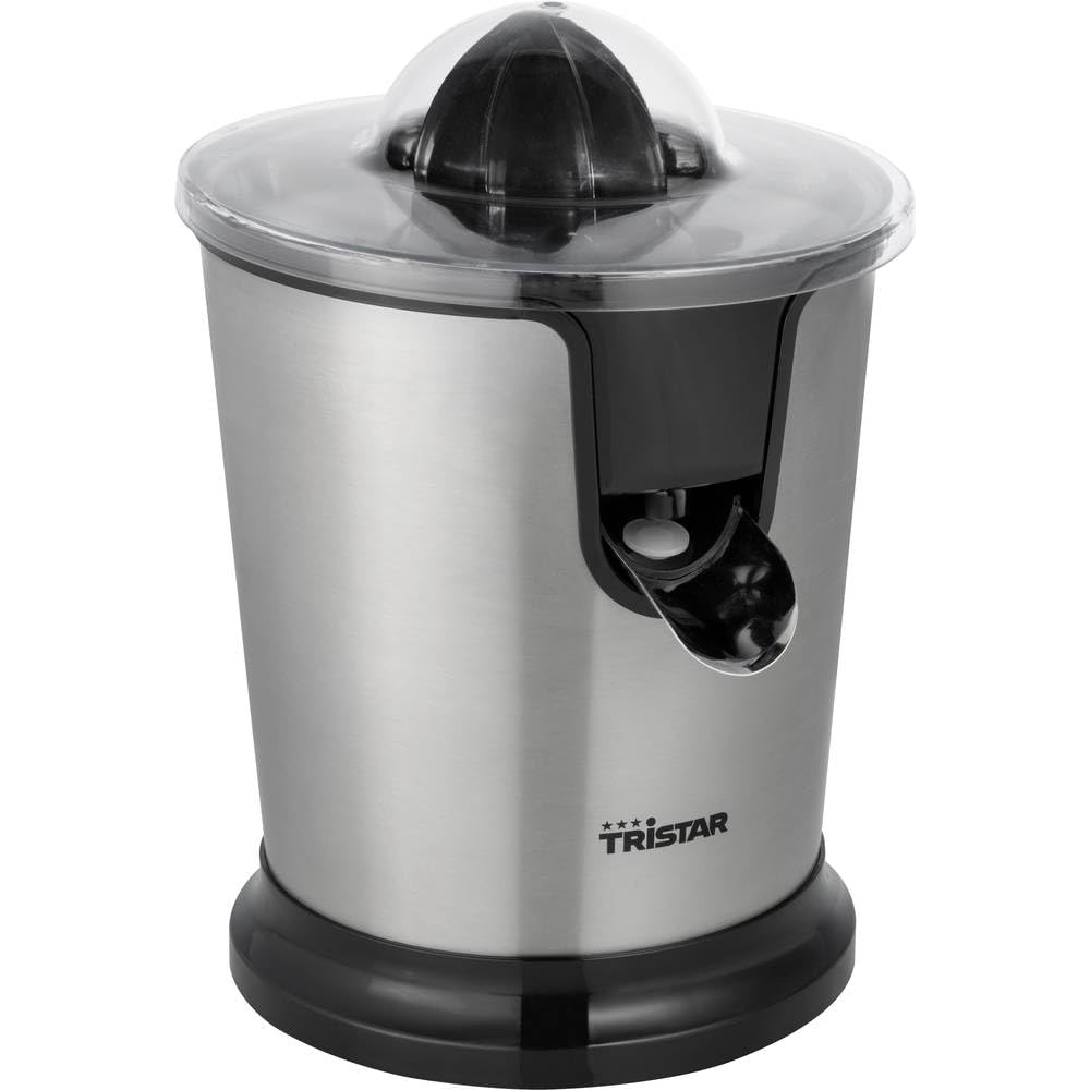 Tristar CP-3007 Exprimidor de cítricos · 85 W ·, vertido directo, 2 conos de presión de diferente tamaño, tapa transparente antipolvo, base antideslizante.