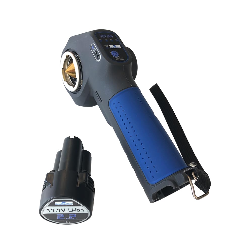 3S SuperSamaStore Dudgeonnière Électrique a Batterie pour Tubes de Climatisation en Cuivre Ø 1/4″, 3/8″, 1/2″, 5/8″, 3/4″, Dudgeonnière sans Fil pour Évaser Tuyaux, Bride-tube à Batterie